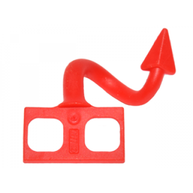 red minifigure costume tail imp devil
