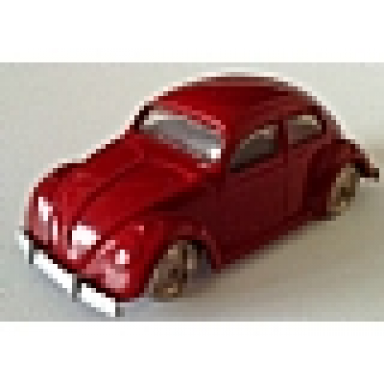 red ho scale vw beetle 52mm long