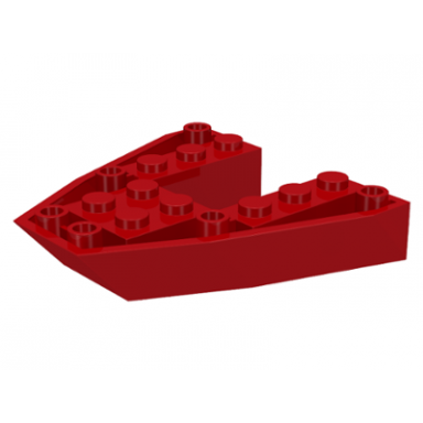 red boat bow brick 6 x 6 x 1