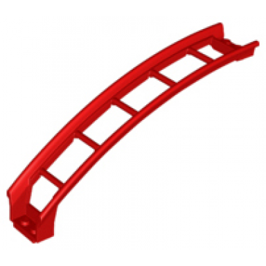 train track roller coaster ramp large upper part 6 bricks elevation