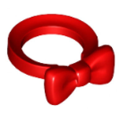 red minifigure bow tie