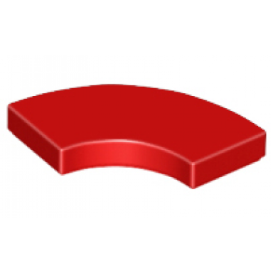 red tile round corner 2 x 2 macaroni