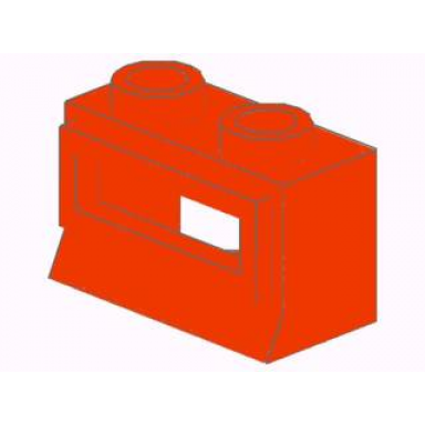 red window 1 x 2 x 1 with trans-clear glass 27 27glass