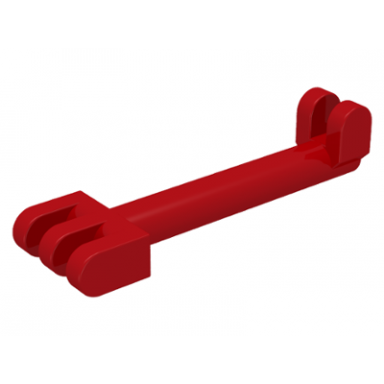 red hinge bar 2.5l with 2 and 3 fingers on ends pantograph shoe holder