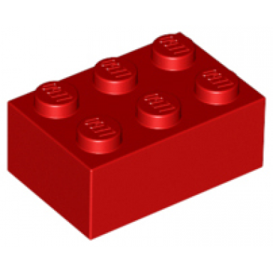 red brick 2 x 3