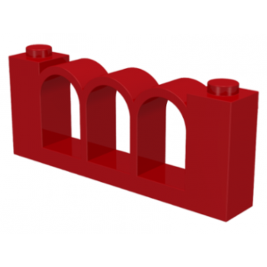 red fence 1 x 6 x 2