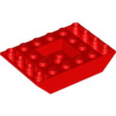 red slope inverted 45 6 x 4 double with recessed center