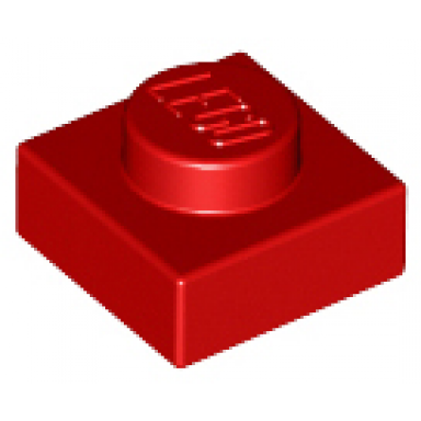 red plate 1 x 1