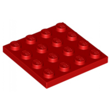 red plate 4 x 4