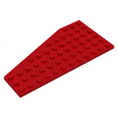 red wedge plate 12 x 6 right