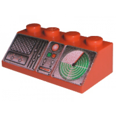 slope 45 2 x 4 with radio and radar console pattern