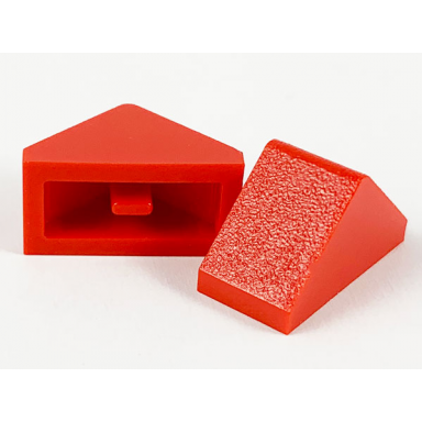 red slope 45 2 x 1 double with inside bar