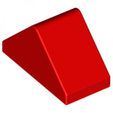red slope 45 2 x 1 double with bottom stud holder