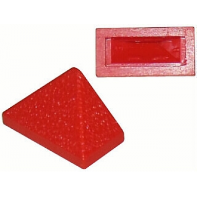 red slope 45 2 x 1 triple without inside bar or bottom stud holder