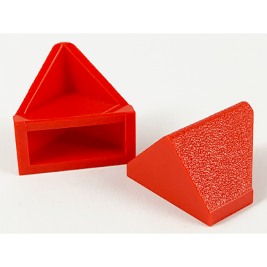 red slope 45 2 x 1 double inverted without bottom tube or bottom stud holder