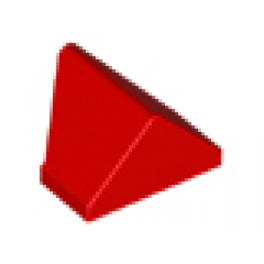 red slope 45 2 x 1 double inverted with bottom stud holder