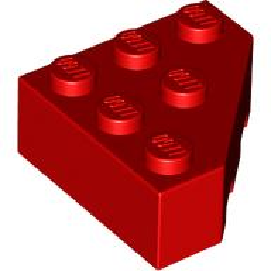 red wedge 3 x 3 facet