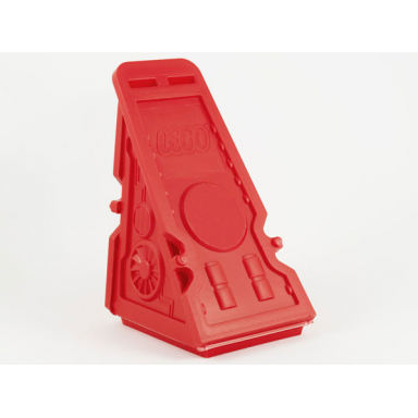 red vehicle racer launcher
