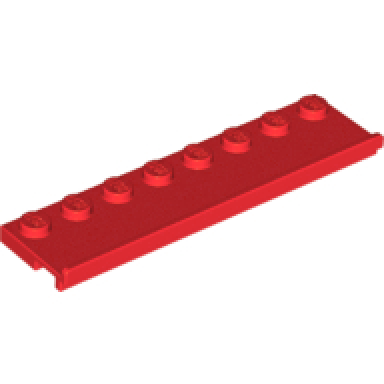 red plate modified 2 x 8 with door rail