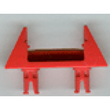 red string reel 1 x 4 x 2 holder with 2 technic pins