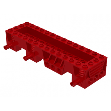 red vehicle base 4 x 14 x 2 1 3