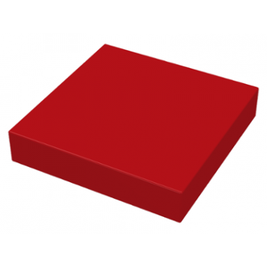 red tile 2 x 2 without groove