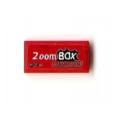 red tile 1 x 2 with zoom box cameras fast pattern sticker - set 8198
