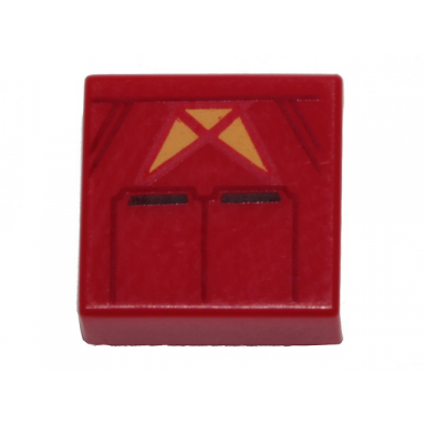 red tile 1 x 1 with sw sith trooper jet pack pattern