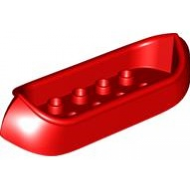 red duplo canoe 2 x 8