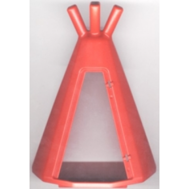 red duplo tepee