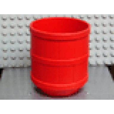 red duplo container barrel