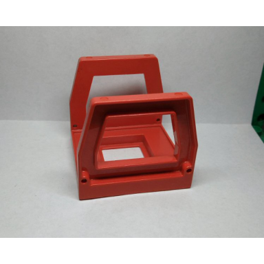 red duplo train compartment container frame