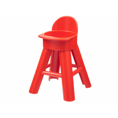 red duplo doll furniture high chair