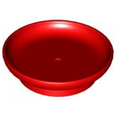 red duplo utensil dish 3 x 3