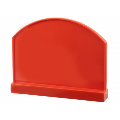 red duplo panel 6 x 1 x 4 with curved top