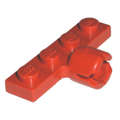 red plate modified 1 x 4 with tow ball socket long 4 slots 8mm socket length