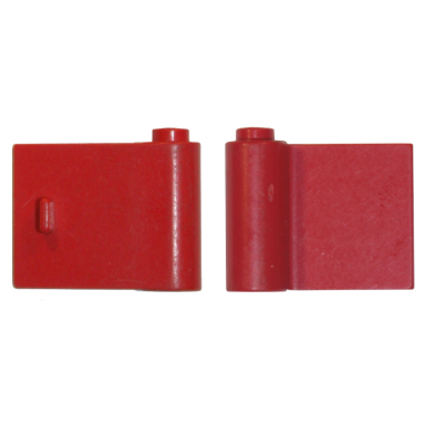 red door 1 x 3 x 2 right with thin handle