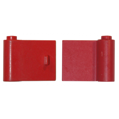 red door 1 x 3 x 2 left with thin handle