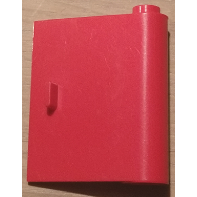 red door 1 x 3 x 3 right with thin handle