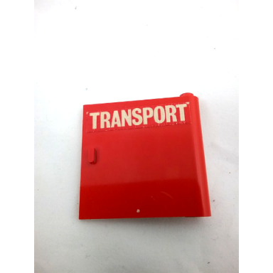 red door 1 x 5 x 4 right with white transport on red background pattern sticker - set 725-2