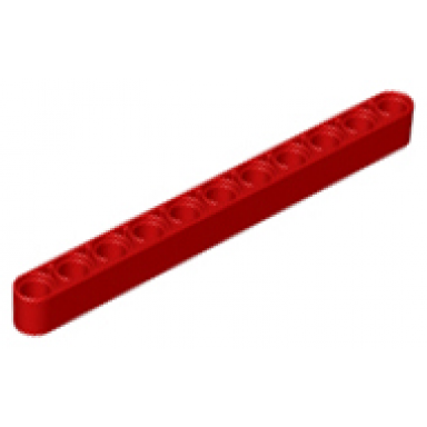 red technic liftarm thick 1 x 11