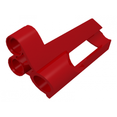 red technic panel fairing 6 small short large hole side b