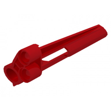 red technic panel fairing 7 small long large hole side a
