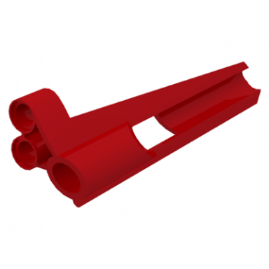 red technic panel fairing 8 small long large hole side b