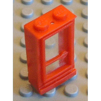 door 1 x 2 x 3 hinge on left with solid studs and fixed glass