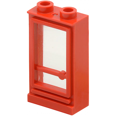 door 1 x 2 x 3 hinge on left with trans-clear glass