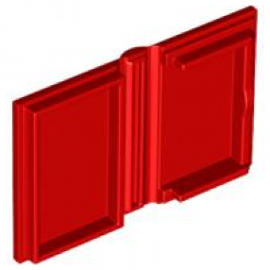 red minifigure utensil book 2 x 3