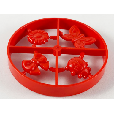 scala accessories - complete sprue - bow flower type 1 butterfly beetle ladybug belville
