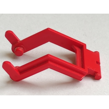 red vehicle digger bucket arm small - 2 x 6 x 2