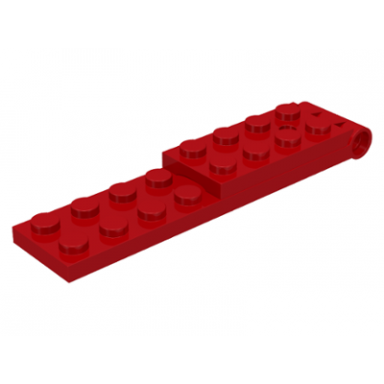red hinge plate 2 x 8